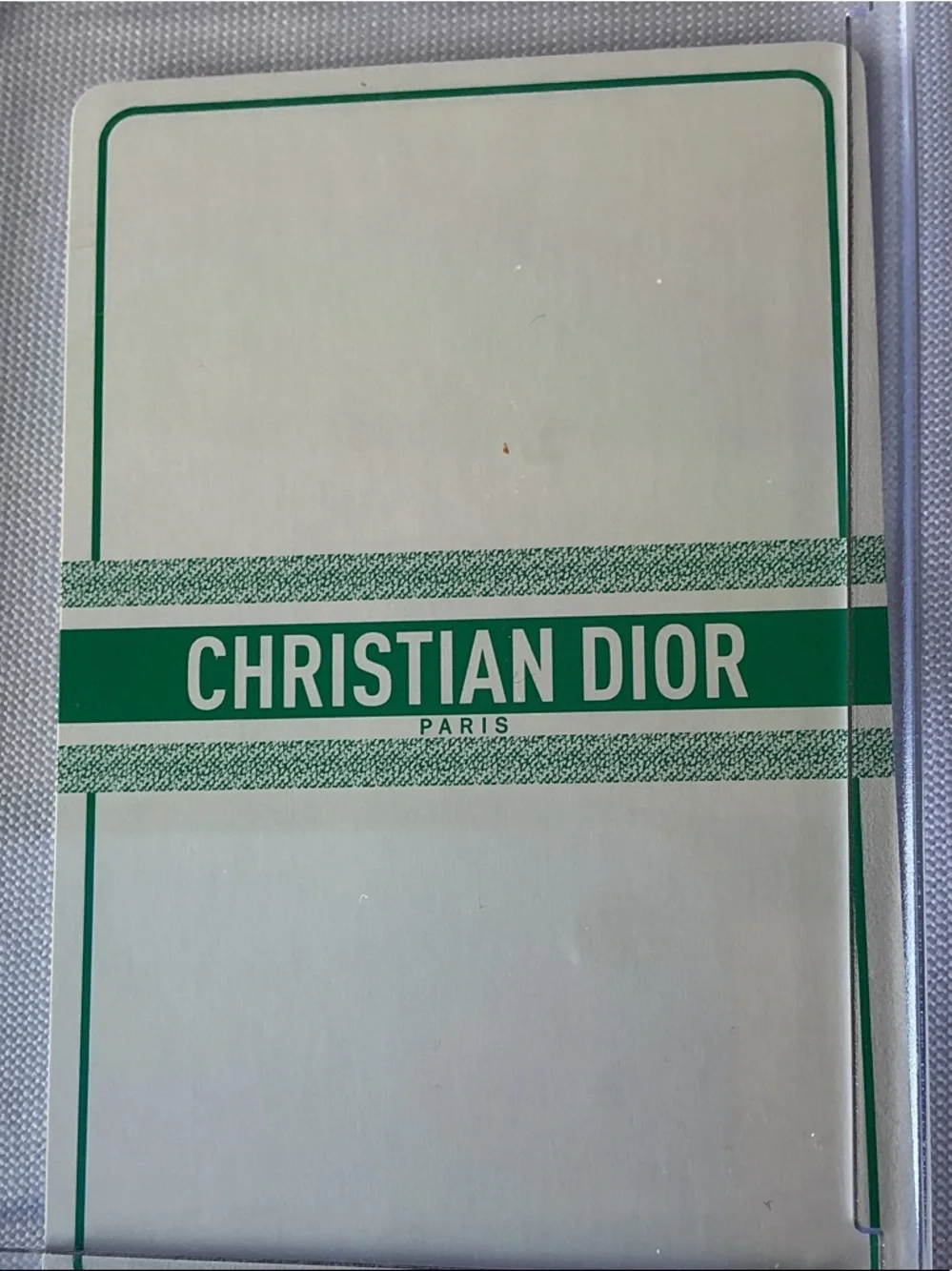 ★ Christian Dior Ace of Spades Playing Card Collectible Display Piece